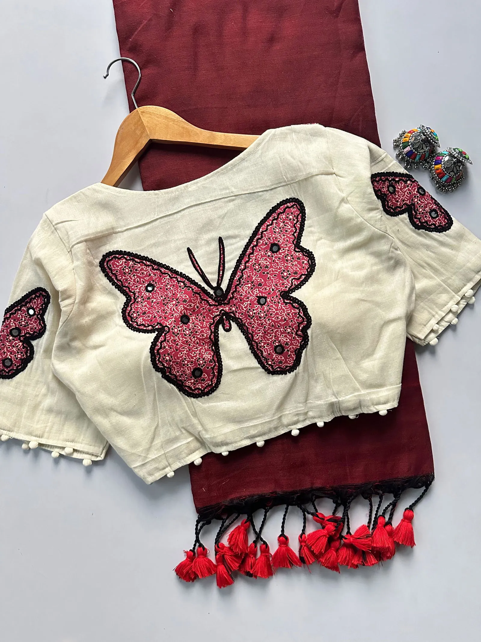 Khadi Vol 5 Cotton Saree with Apllic Blouse Design Collection Sarees