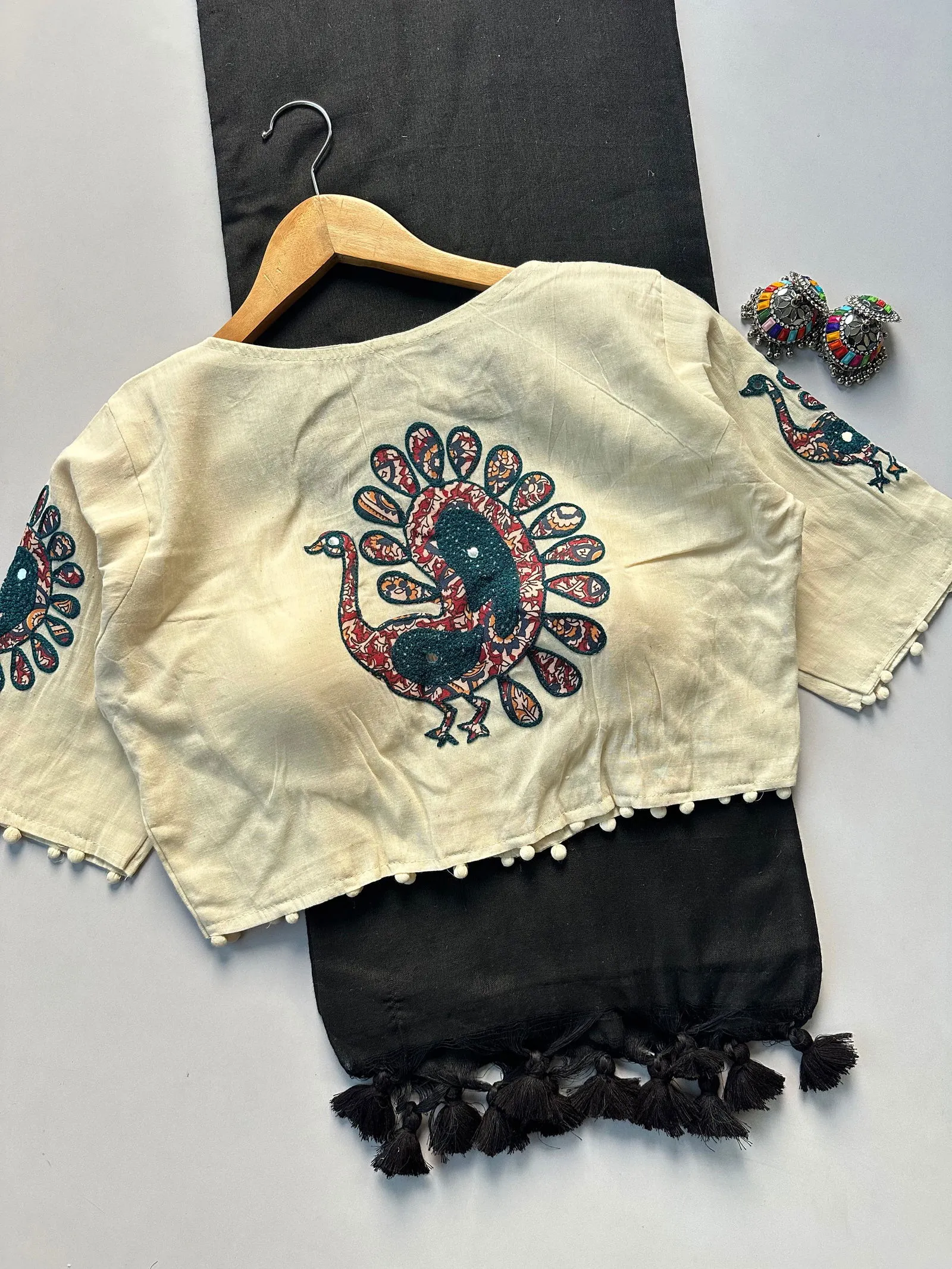 Khadi Vol 5 Cotton Saree with Apllic Blouse Design Collection Sarees