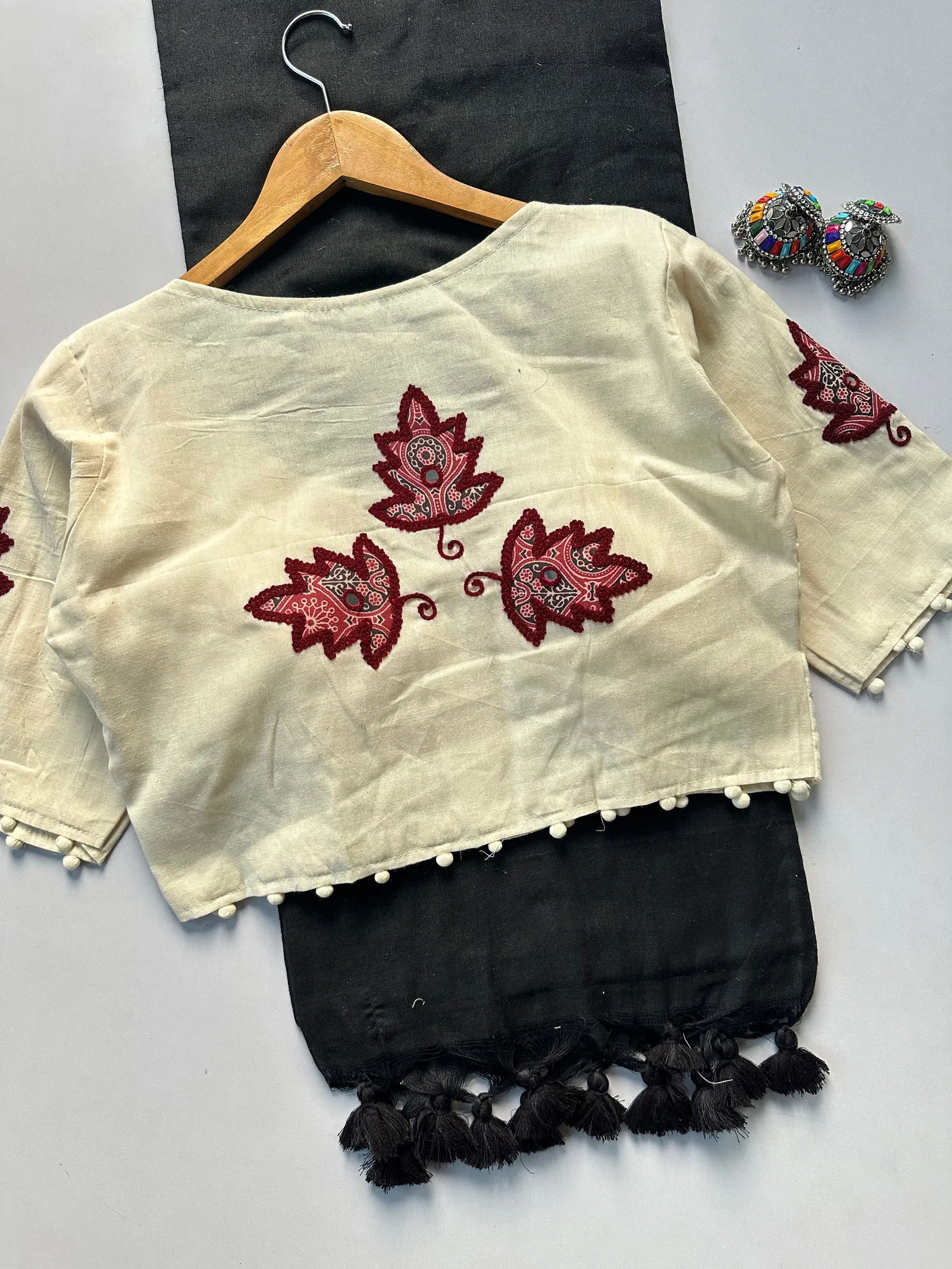 Khadi Vol 5 Cotton Saree with Apllic Blouse Design Collection Sarees