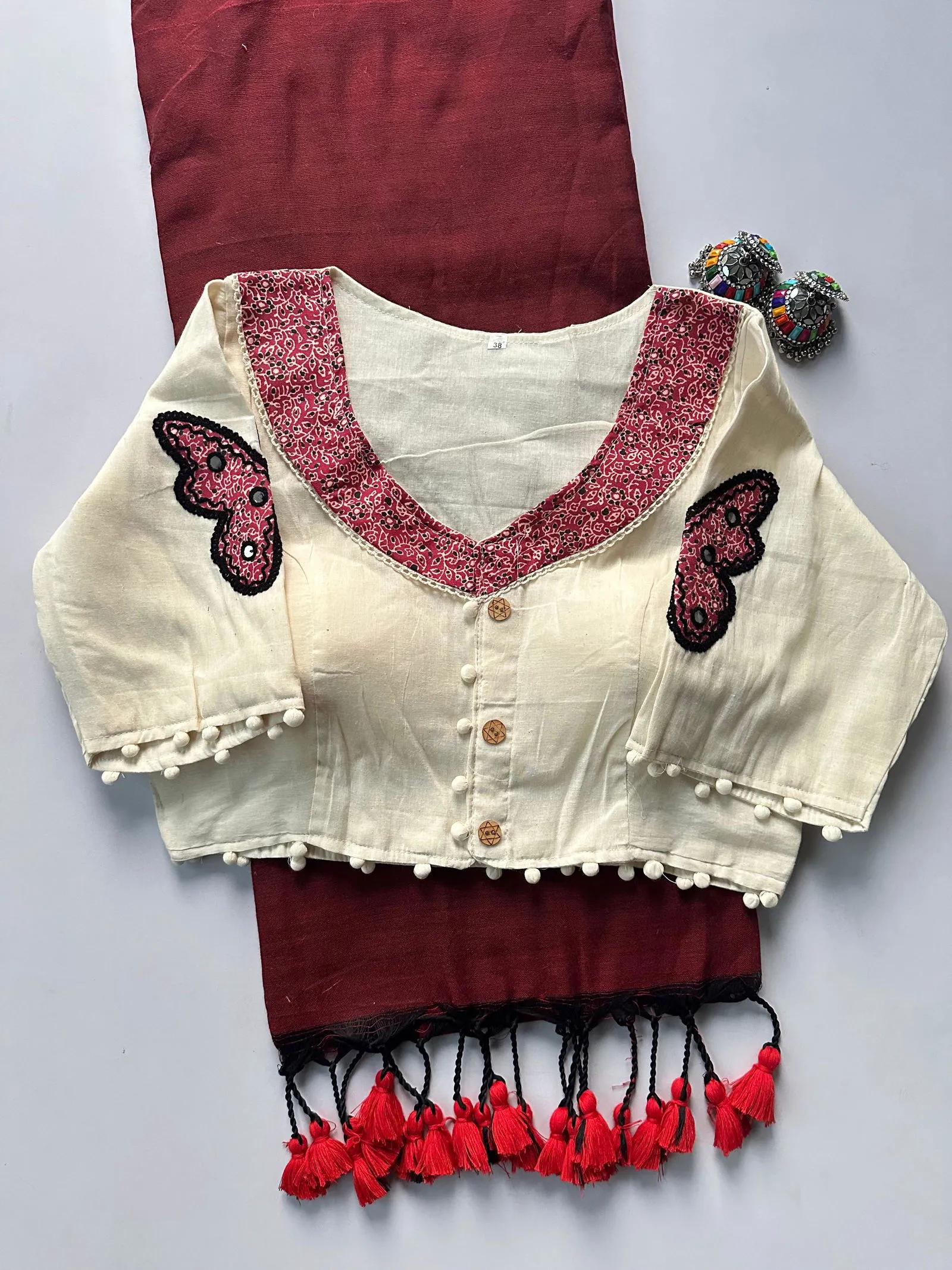 Khadi Vol 5 Cotton Saree with Apllic Blouse Design Collection Sarees