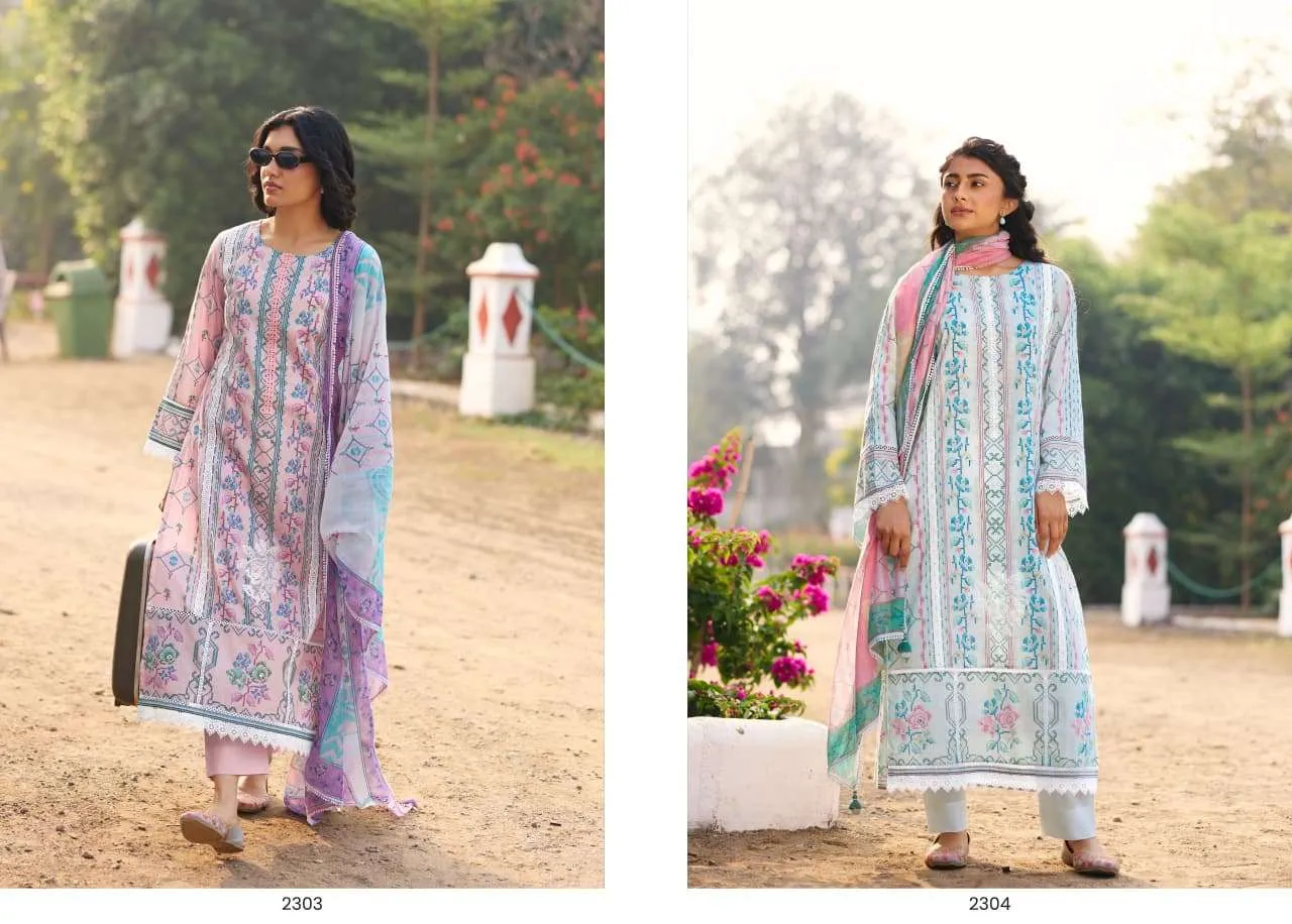 Kimora Dehleez Semi Stitched Suits