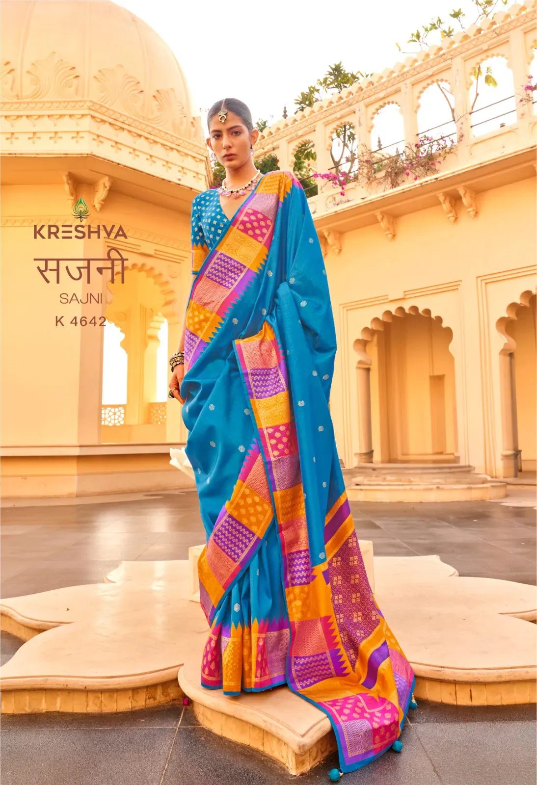 Kreshva Sajni Silk with Printed Traditional Wear Saree Collection Sarees