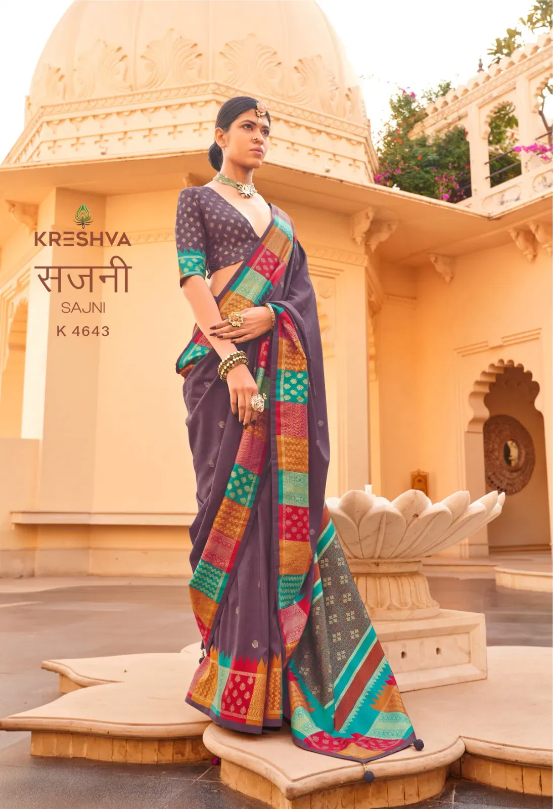 Kreshva Sajni Silk with Printed Traditional Wear Saree Collection Sarees
