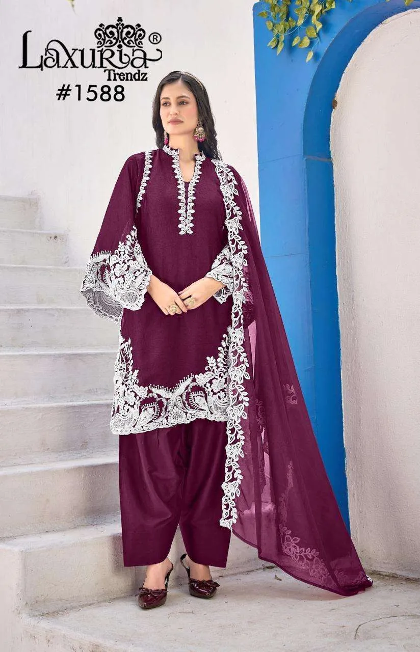 Laxuria Trendz D No 1588 Pakistani Readymade Suits