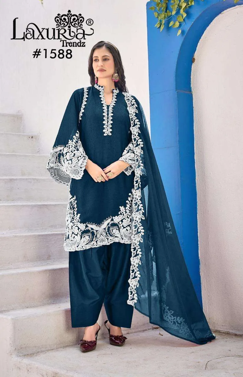 Laxuria Trendz D No 1588 Pakistani Readymade Suits