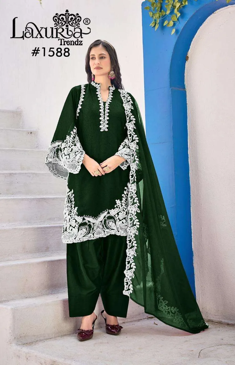 Laxuria Trendz D No 1588 Pakistani Readymade Suits