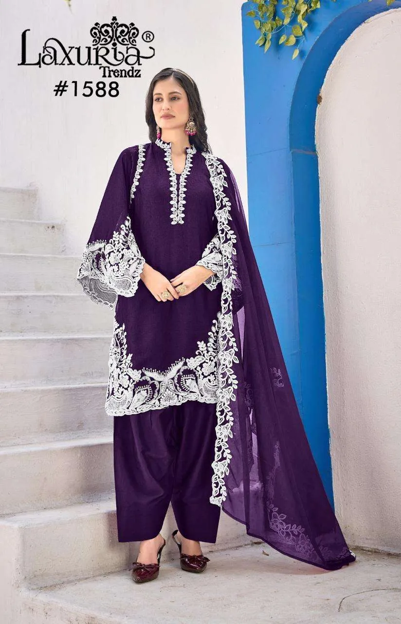 Laxuria Trendz D No 1588 Pakistani Readymade Suits