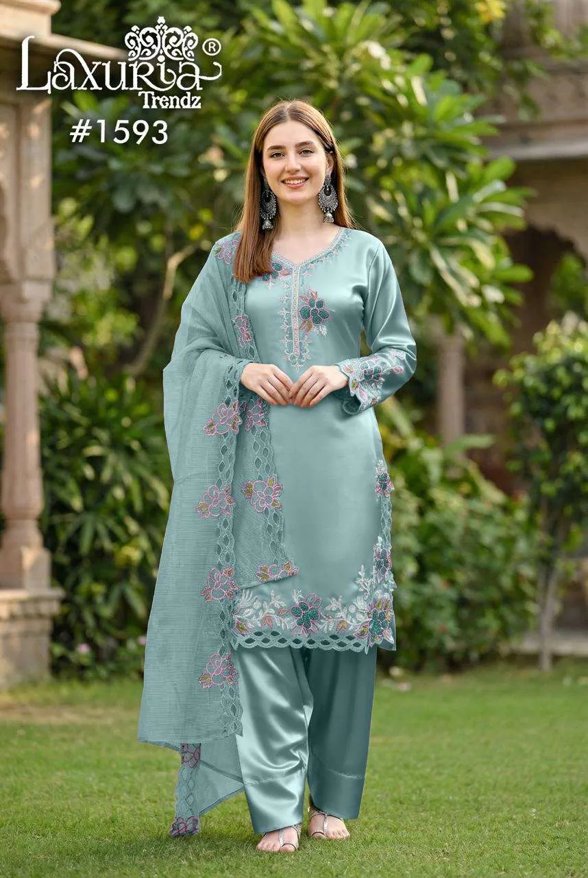 Laxuria Trendz D No 1593 Pakistani Readymade Suits