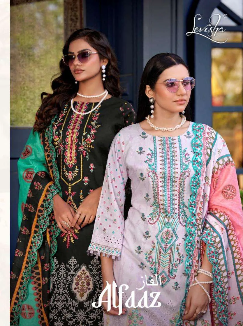 Levisha Alfaaz Semi Stitched Suits