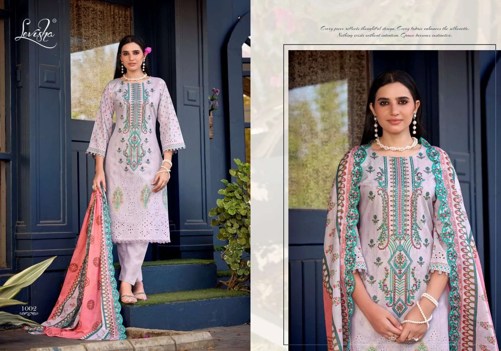 Levisha Alfaaz Semi Stitched Suits