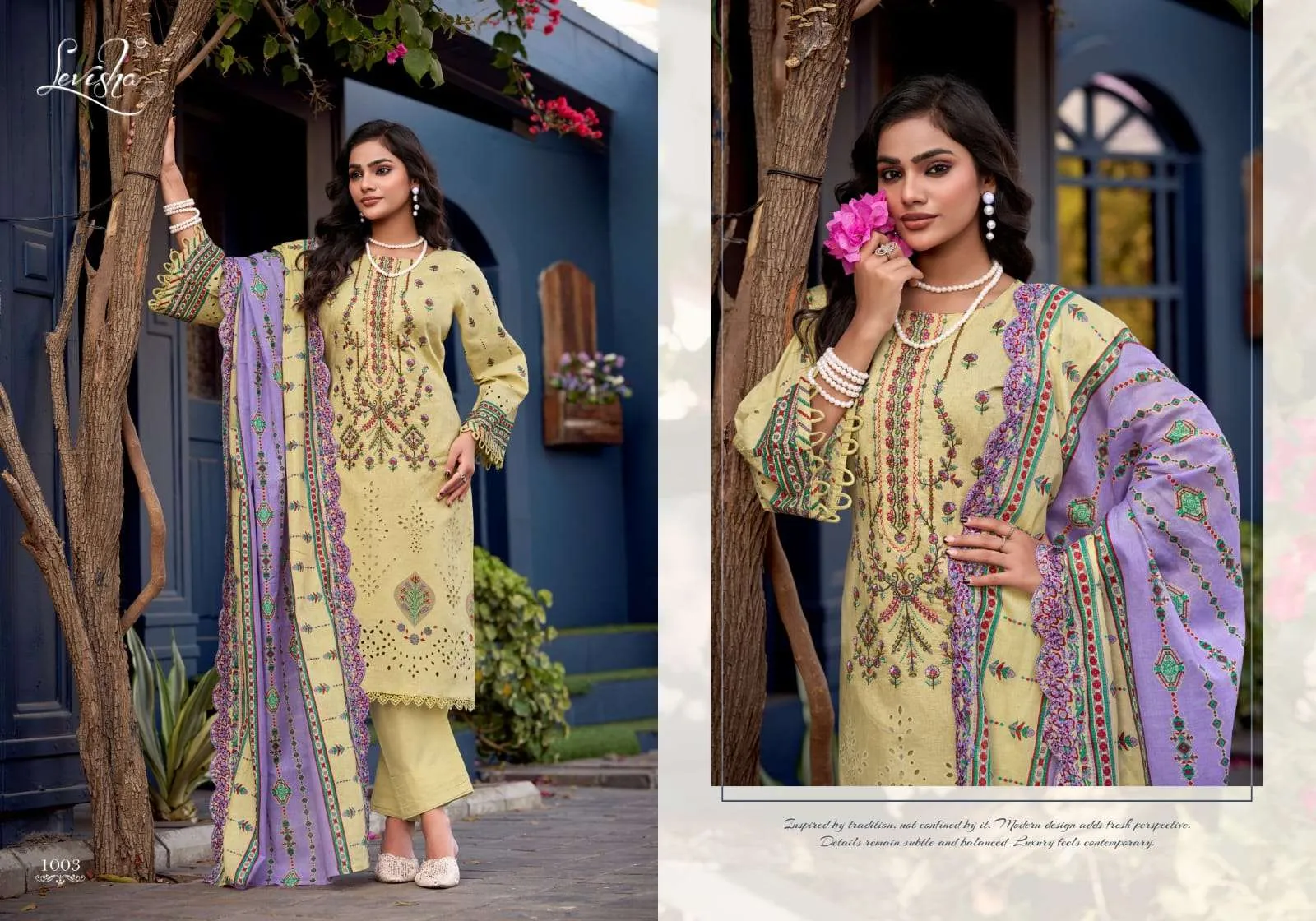 Levisha Alfaaz Semi Stitched Suits
