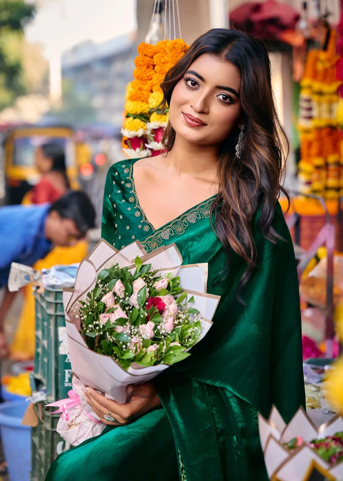 Lt Aurika Vol 5 Malai Silk with Embroidery Work Saree Collection Sarees