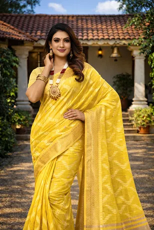 Mahek 216 Cotton Embroidery Worked Party Wear Saree Collection Sarees