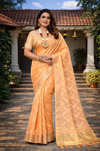 Mahek 216 Cotton Embroidery Worked Party Wear Saree Collection Sarees