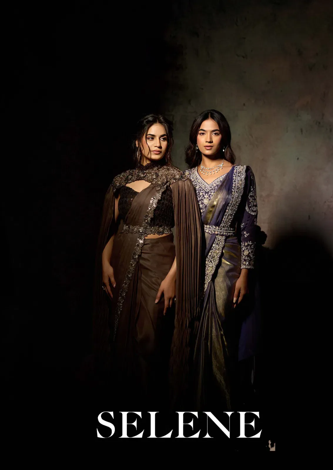 Mahotsav Selene Organza Silk with Embroidery Ready to Wear Saree Sarees