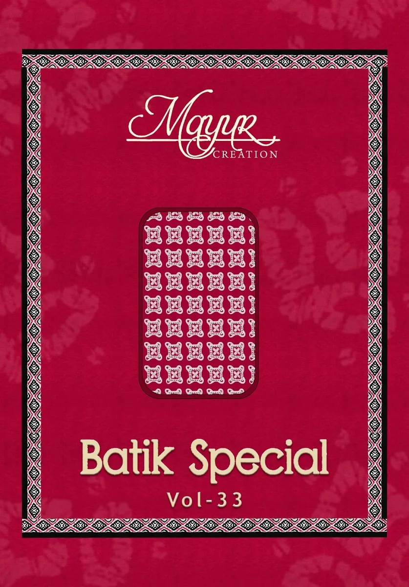 Mayur Batik Special Vol 33 Unstitched Suits