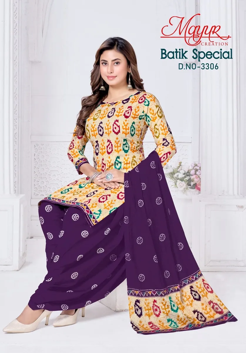 Mayur Batik Special Vol 33 Unstitched Suits