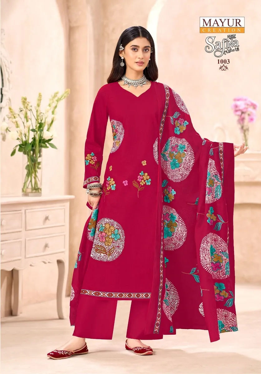Mayur Sana Safina Vol 1 Unstitched Suits
