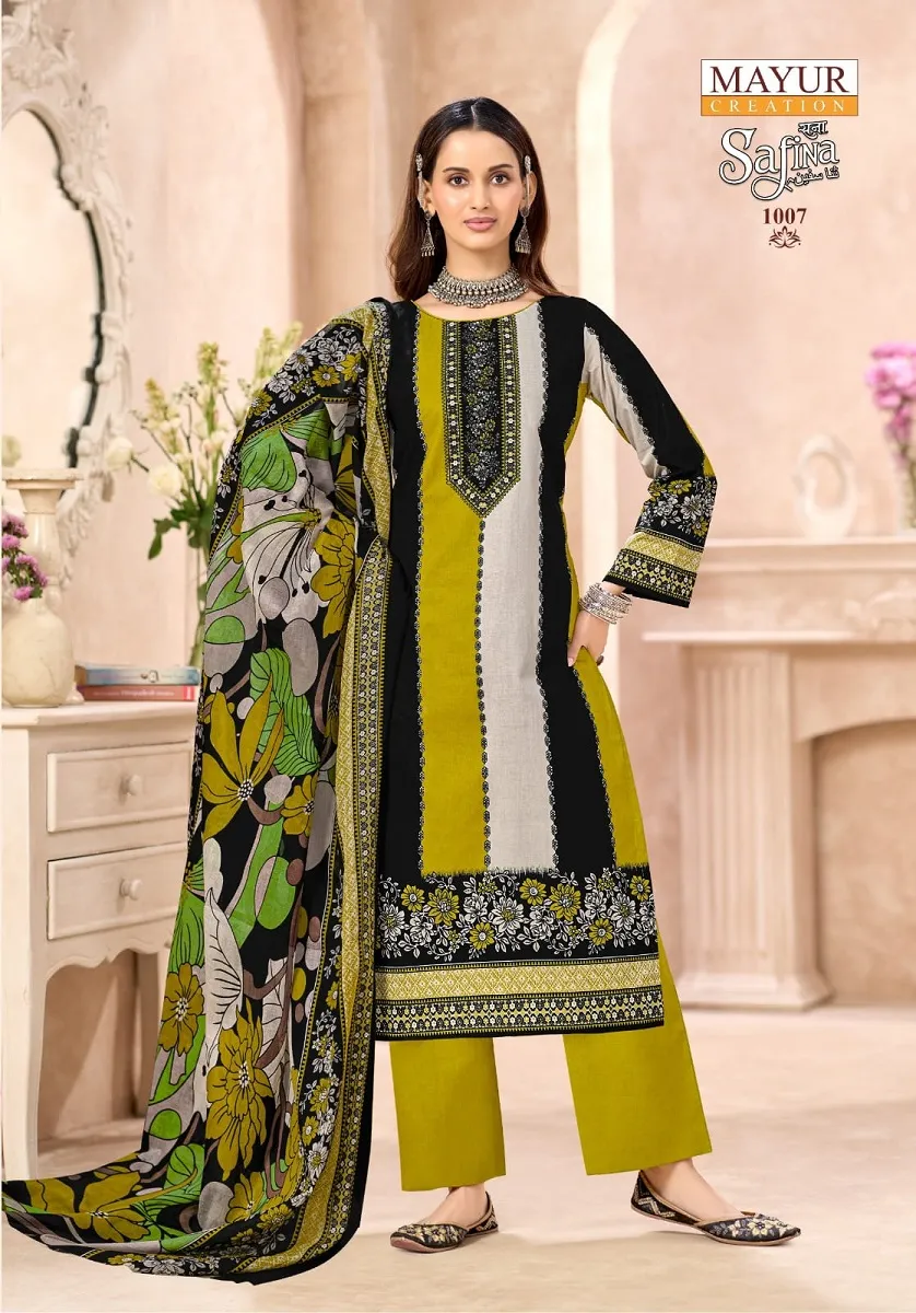 Mayur Sana Safina Vol 1 Unstitched Suits