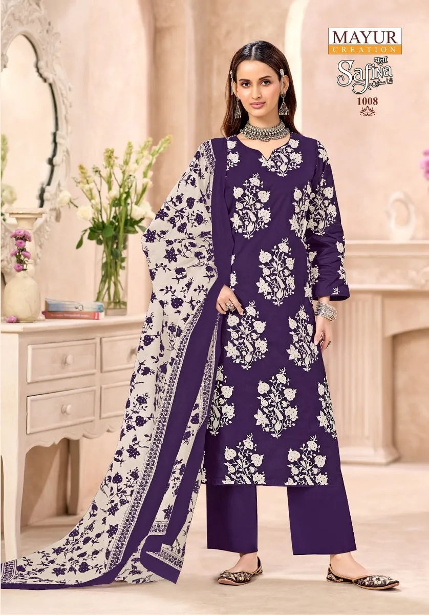 Mayur Sana Safina Vol 1 Unstitched Suits