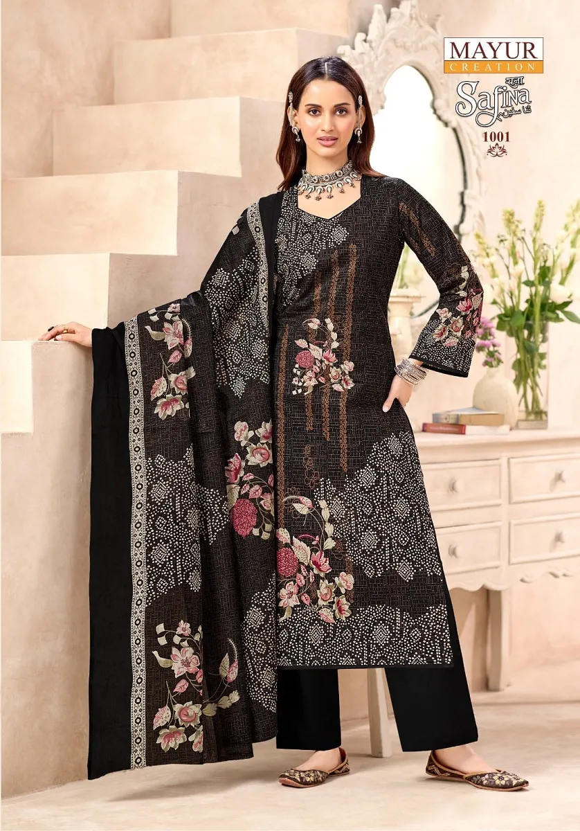 Mayur Sana Safina Vol 1 Unstitched Suits