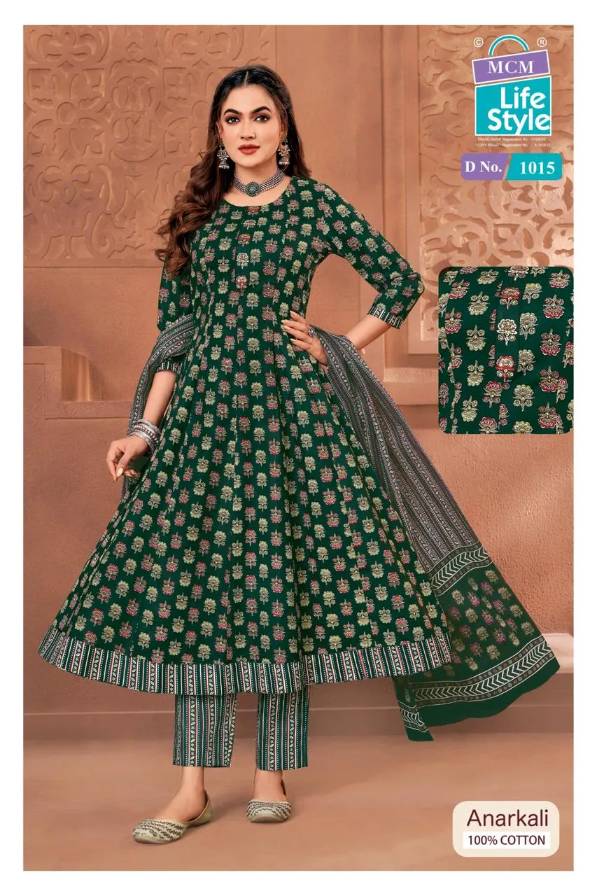 MCM Anarkali Vol 10 Stitched Suits