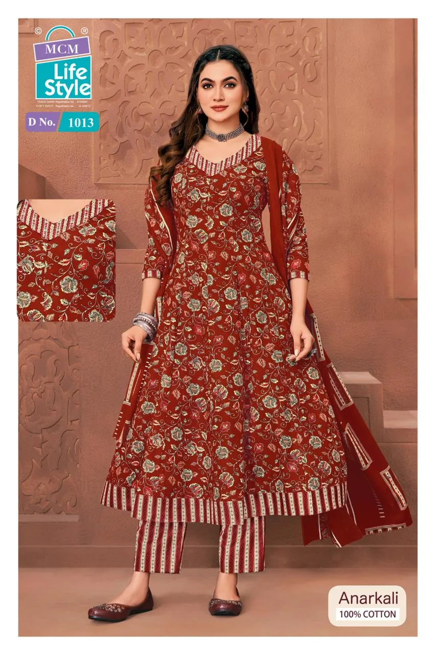 MCM Anarkali Vol 10 Stitched Suits
