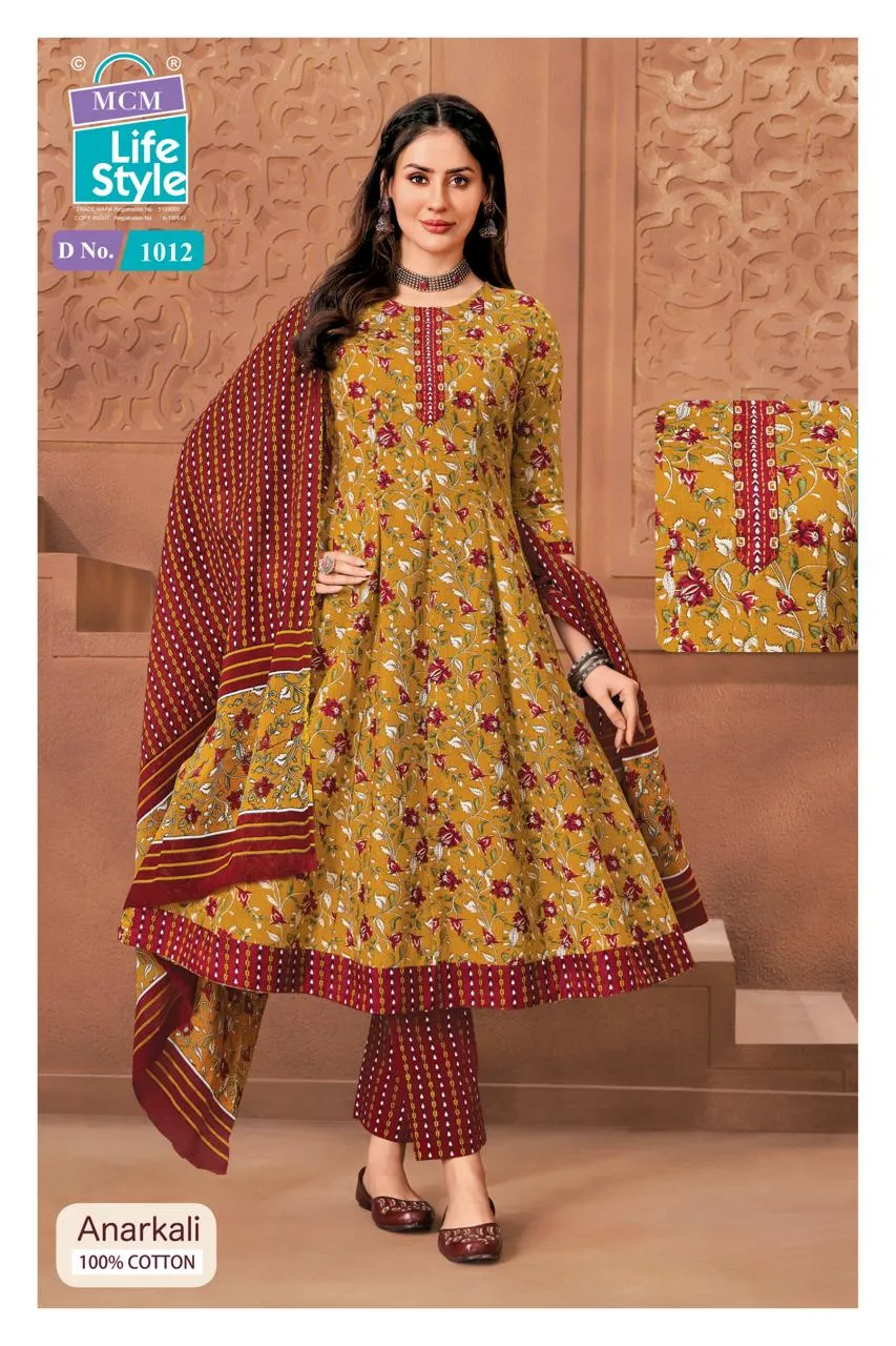 MCM Anarkali Vol 10 Stitched Suits