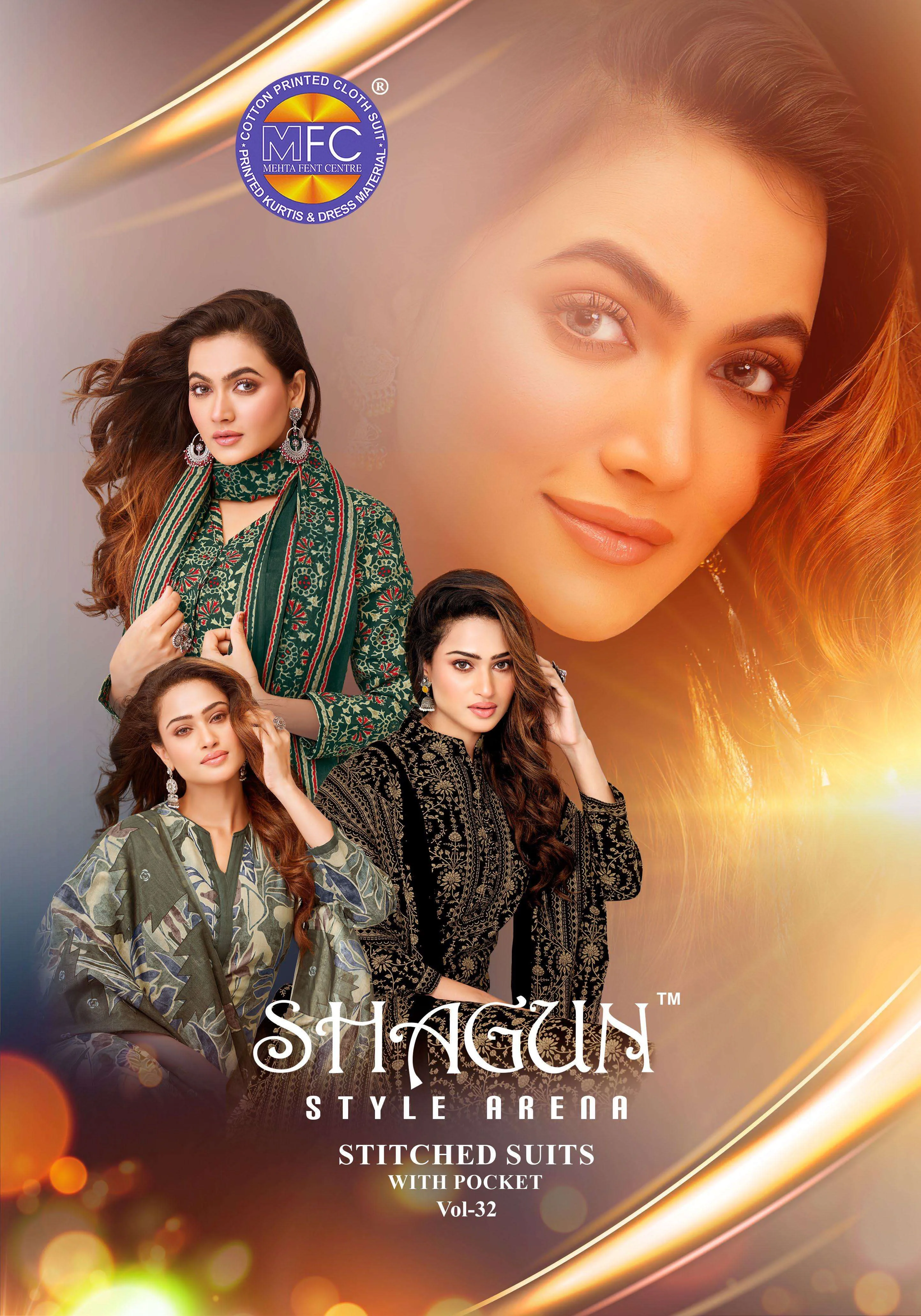 Mfc Shagun Vol 32 Unstitched Suits