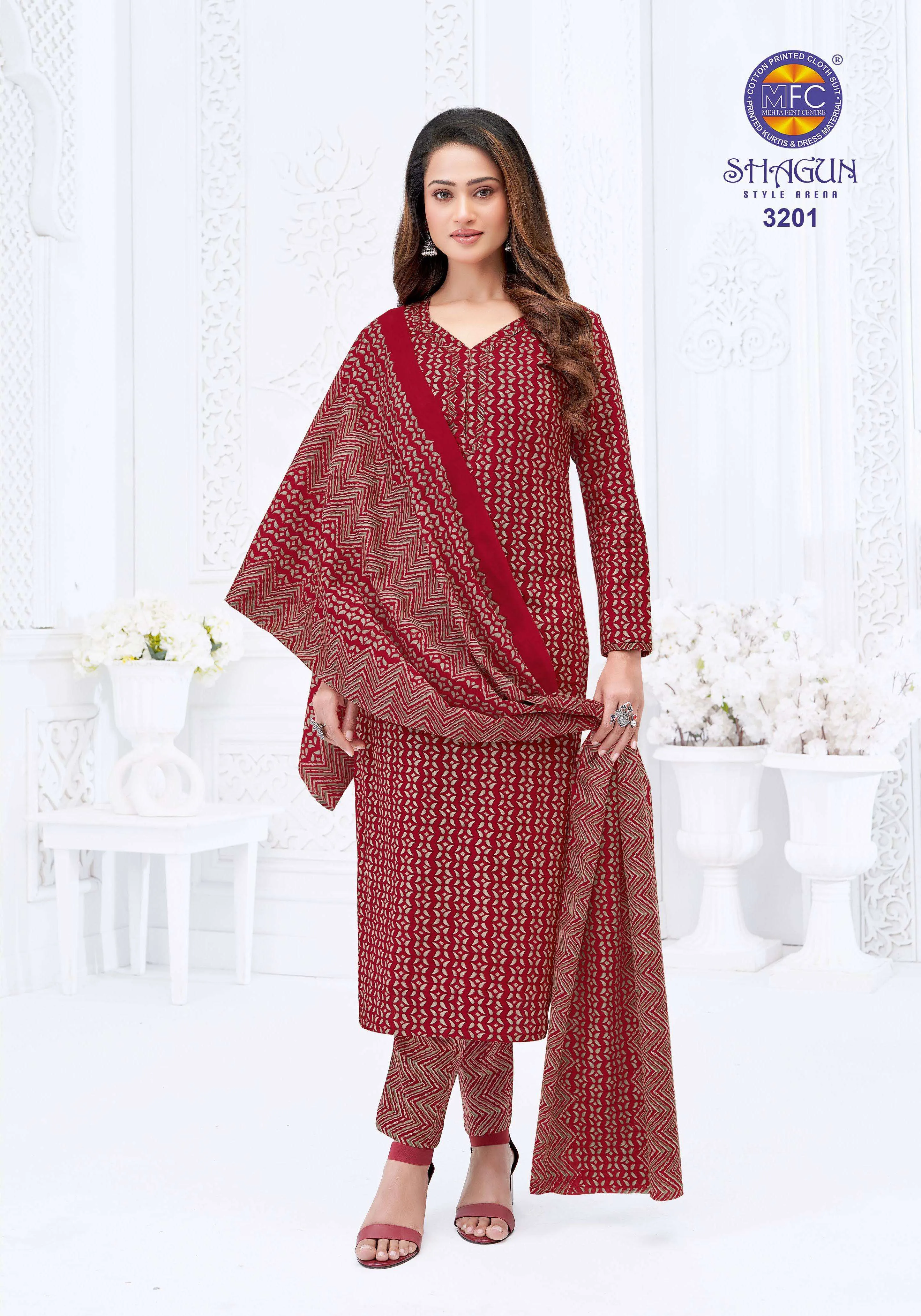 Mfc Shagun Vol 32 Unstitched Suits