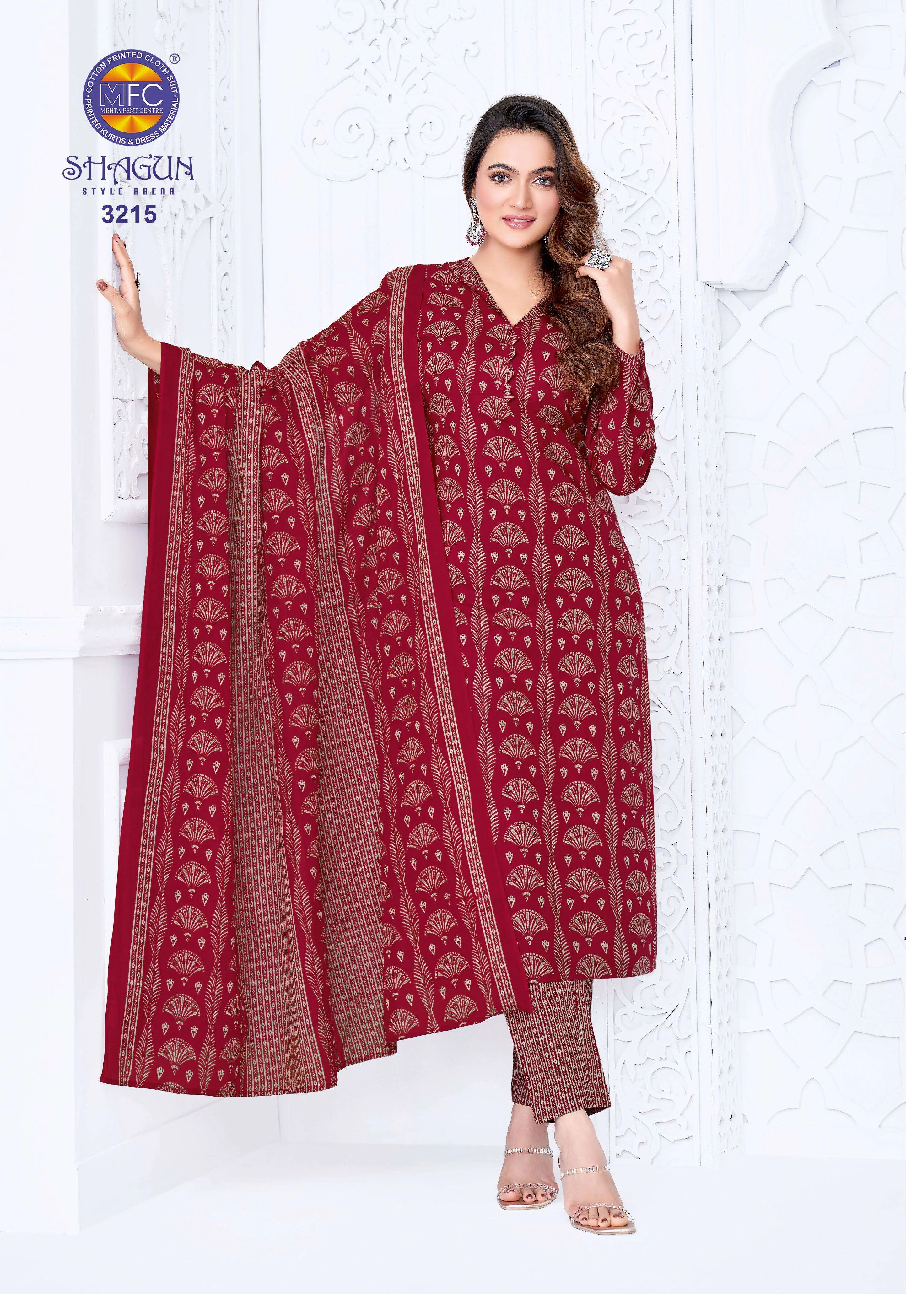 Mfc Shagun Vol 32 Unstitched Suits