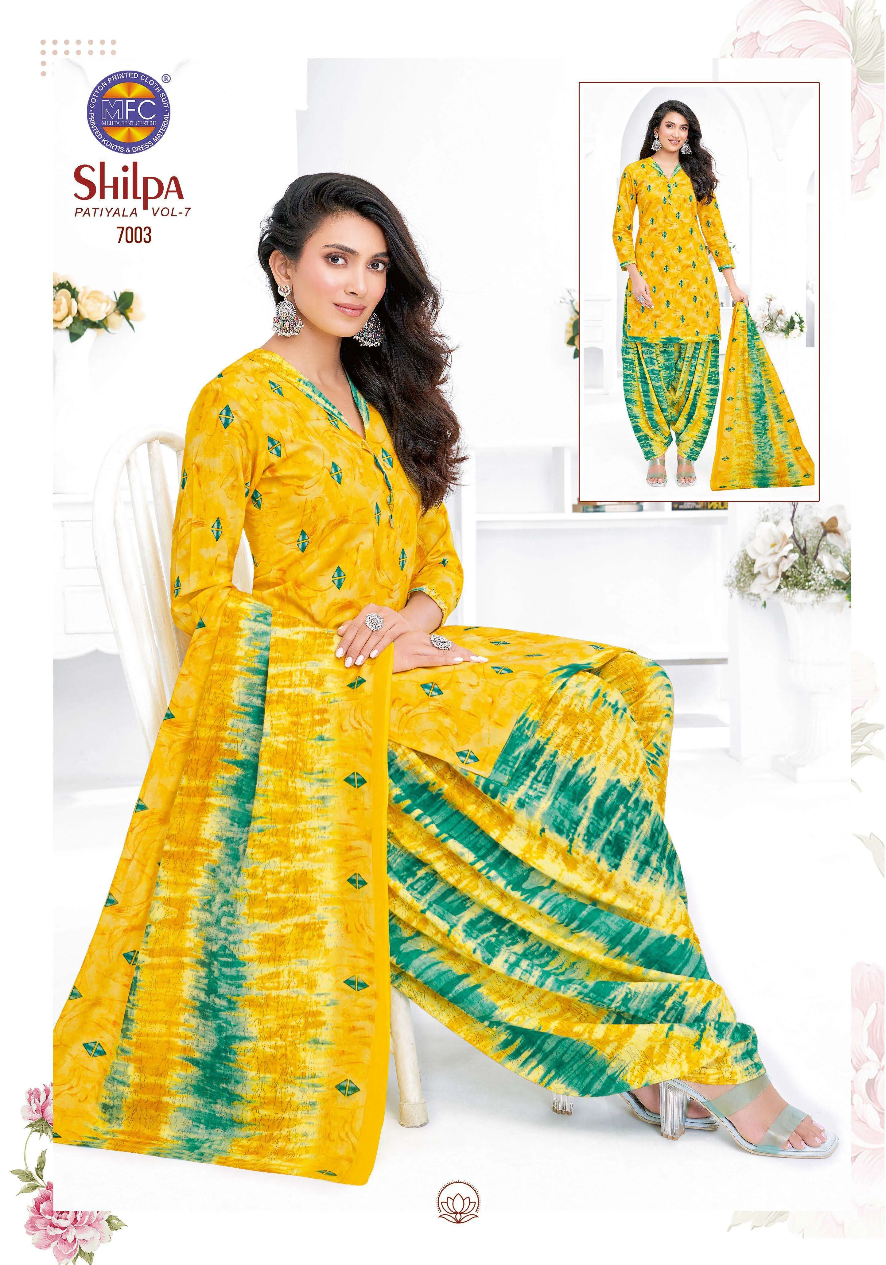 Mfc Shilpa Patiyala Vol 7 Unstitched Suits