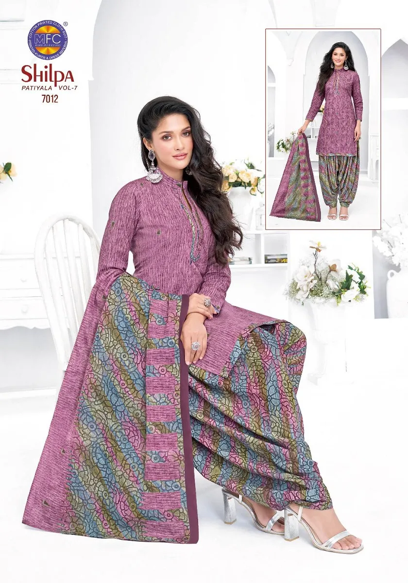 Mfc Shilpa Vol 7 Unstitched Suits