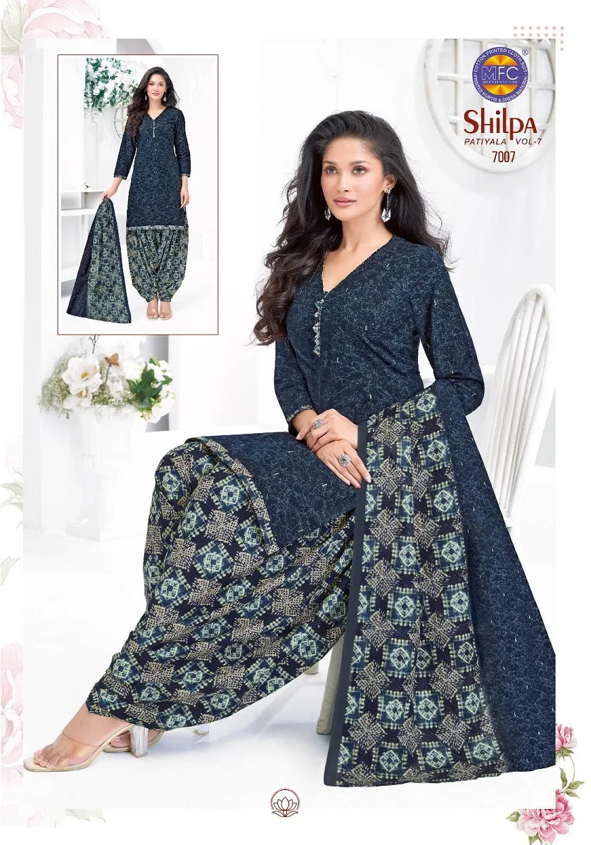 Mfc Shilpa Vol 7 Unstitched Suits