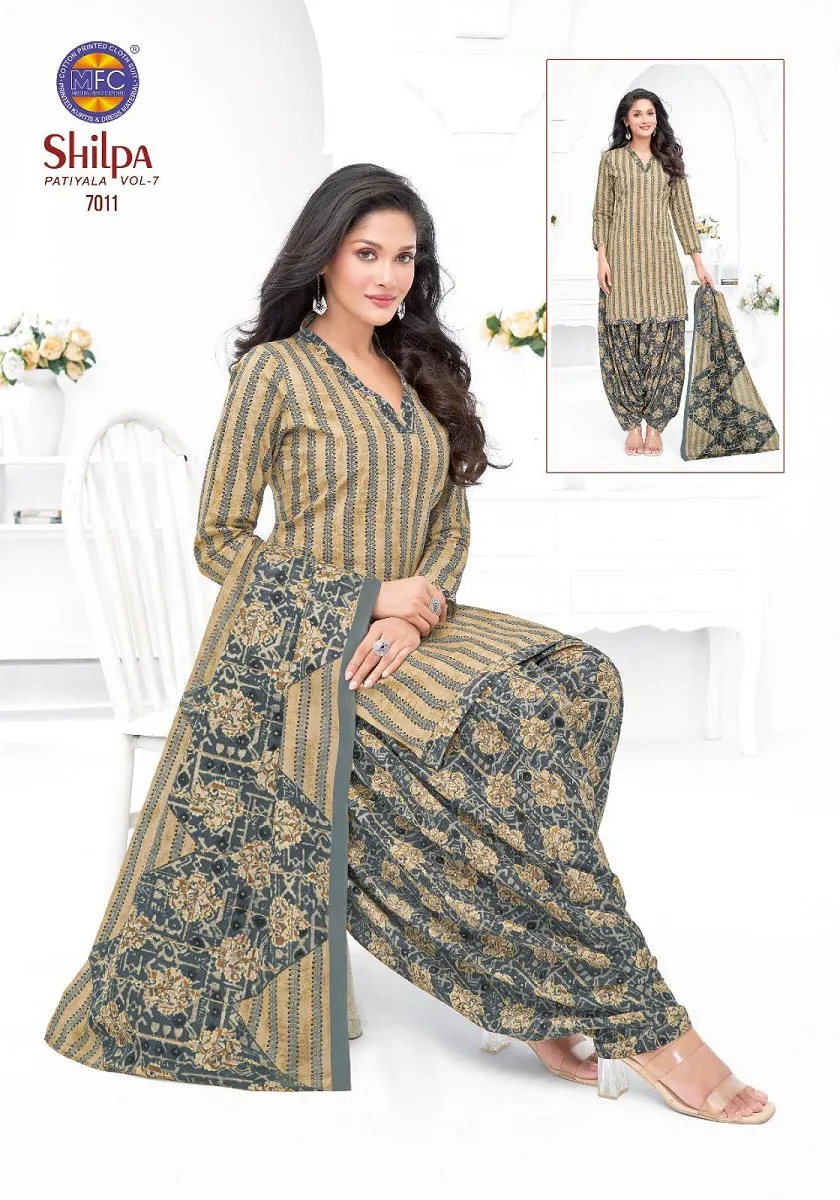 Mfc Shilpa Vol 7 Unstitched Suits