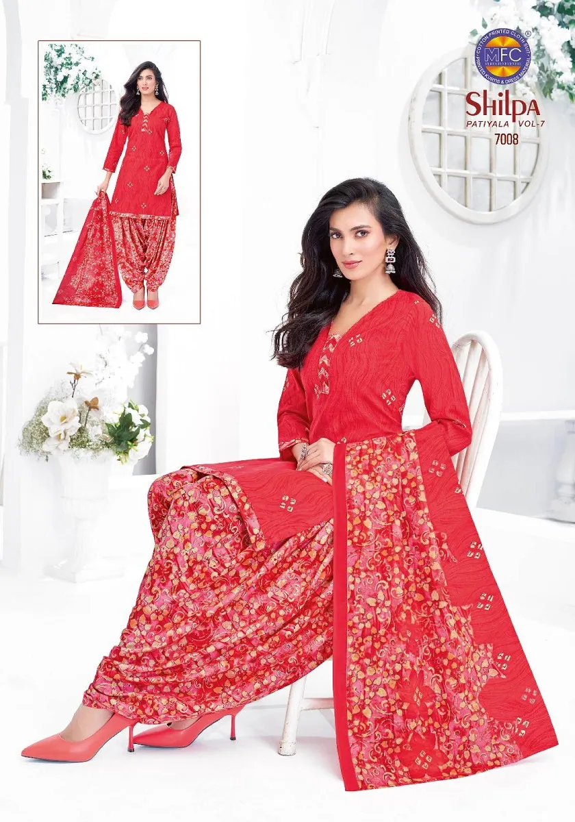 Mfc Shilpa Vol 7 Unstitched Suits