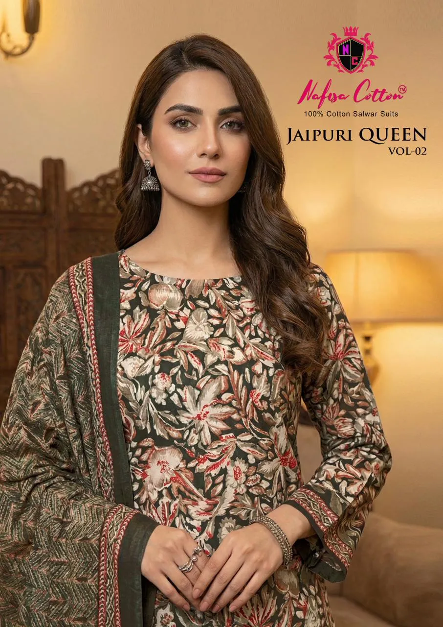 Nafisa Jaipuri Queen Vol 2 Unstitched Suits