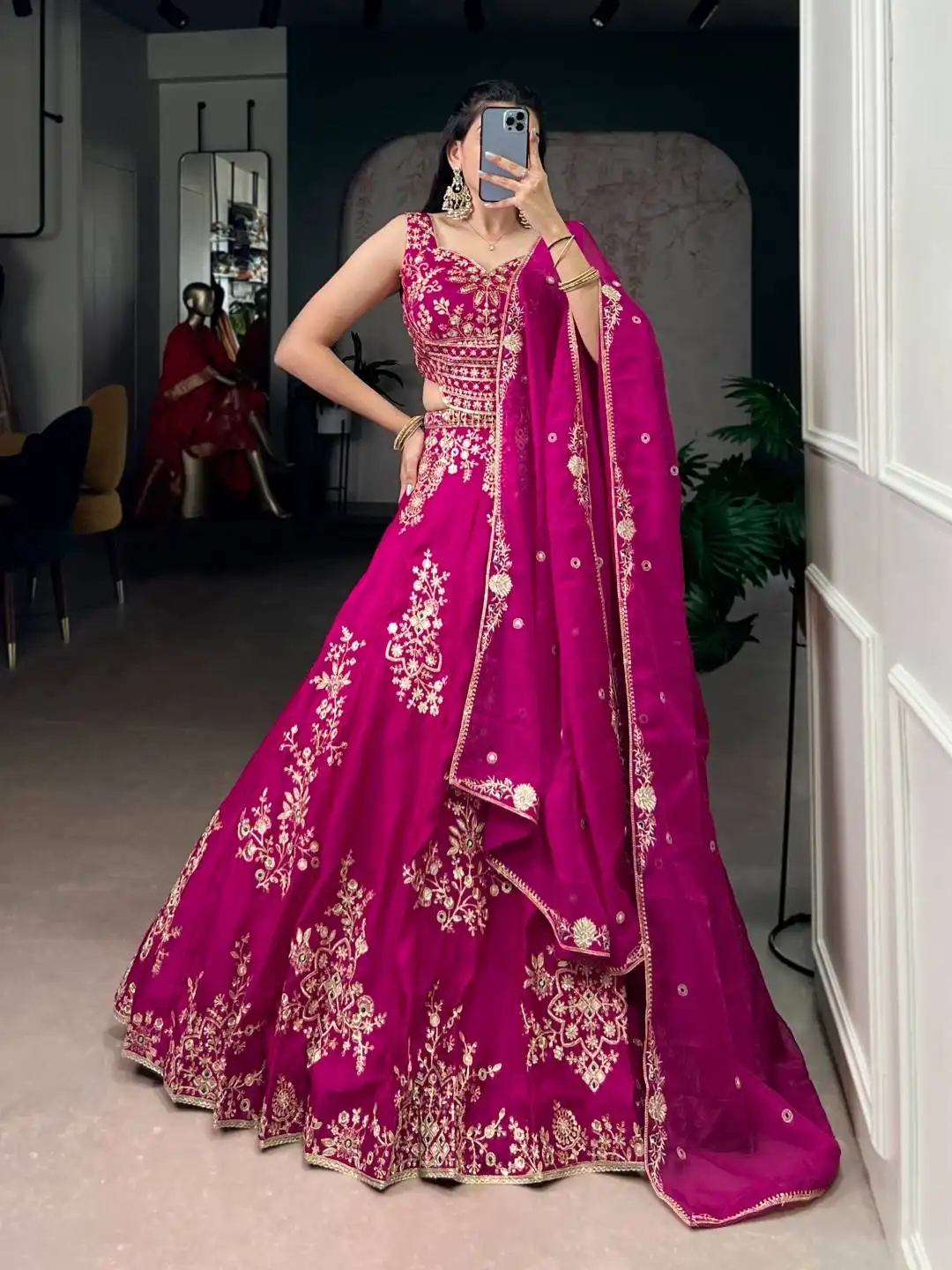 WMN 1463 Wedding Lehenga Wholesale Market in Surat