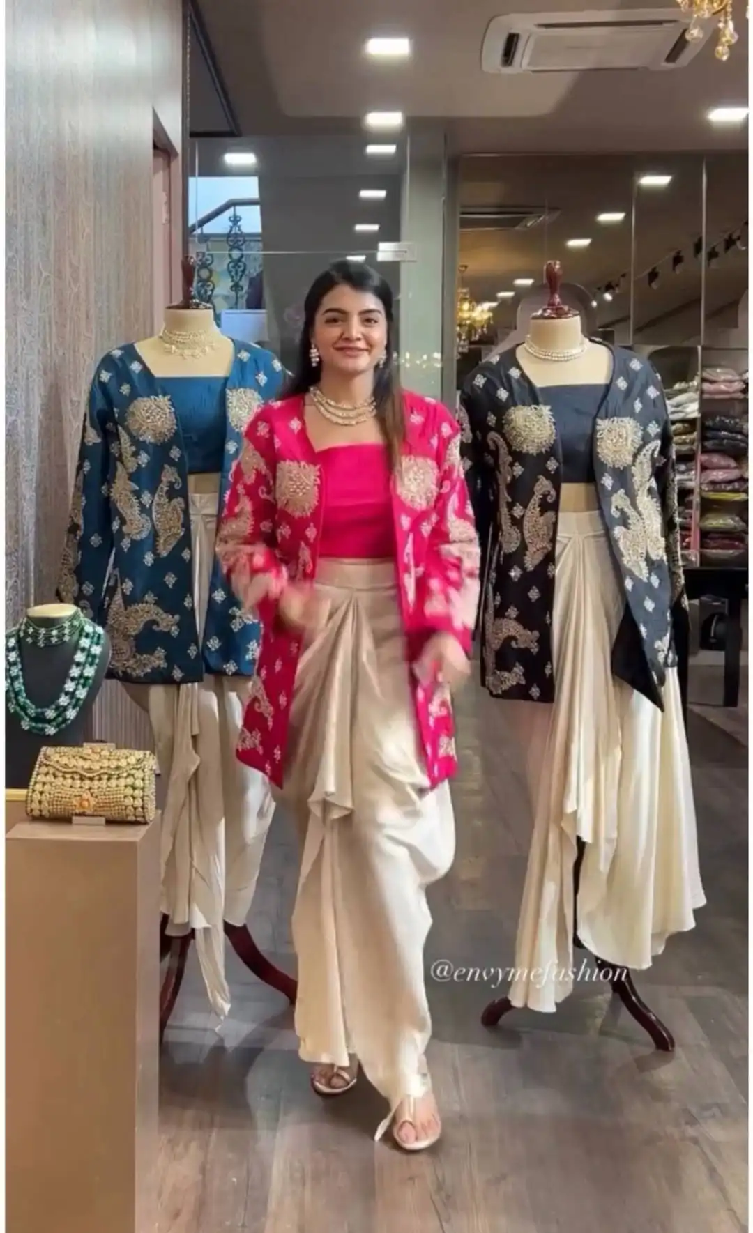 BV 450 Party Wear Indo Western For Women