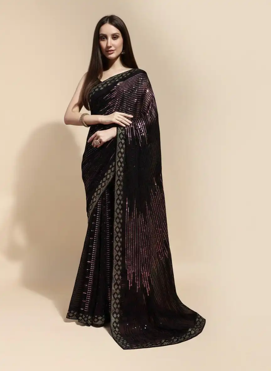 Aawiya 17 Party Wear Saree Wholesale Market Surat