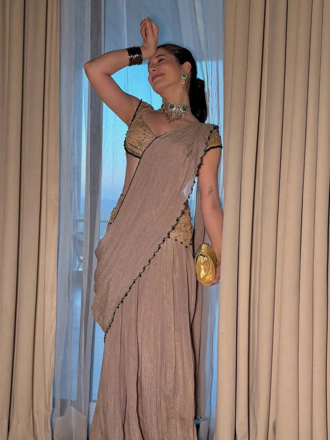 SBD 1828 Designer Ready To Wear Saree For Wedding