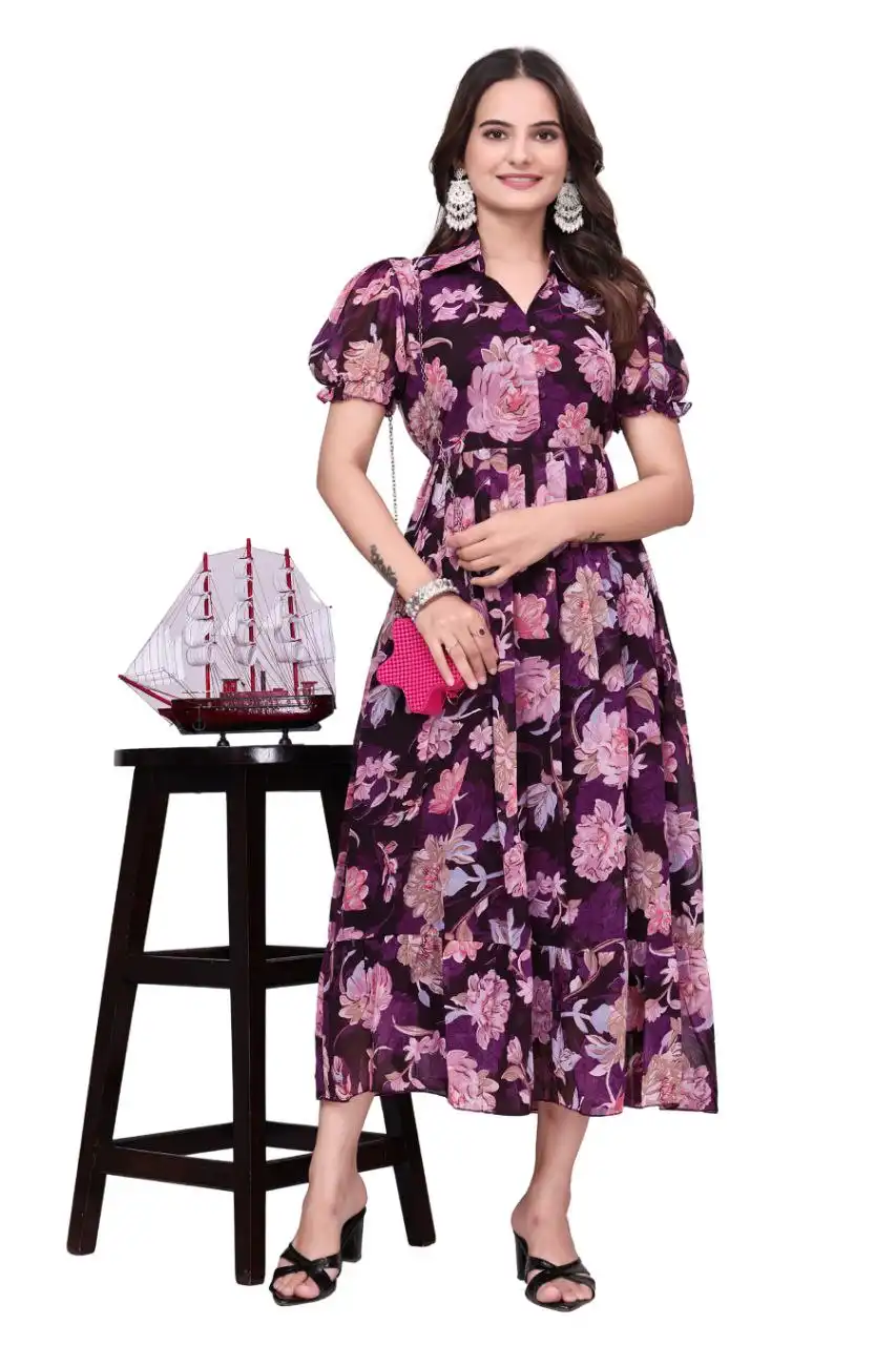RM Vol 09 Printed Frock Kurti For Women Wholesale