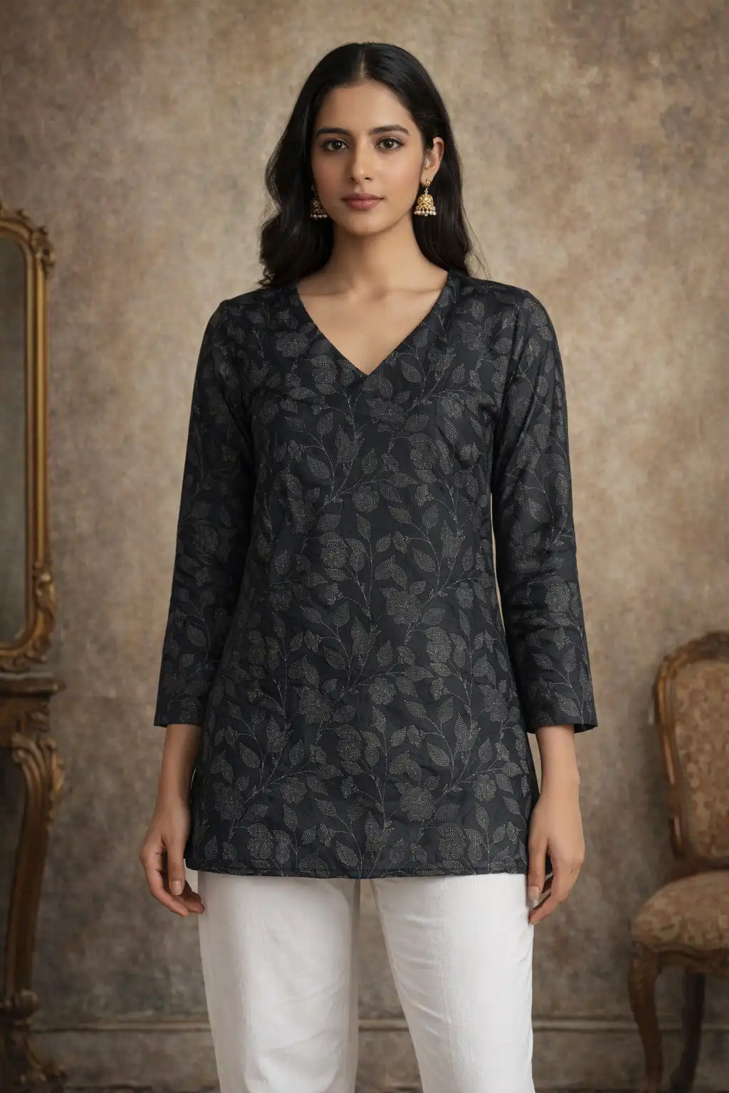 Aawiya Vol 03 Heavy Maslin Printed Short Top Wholesale Market