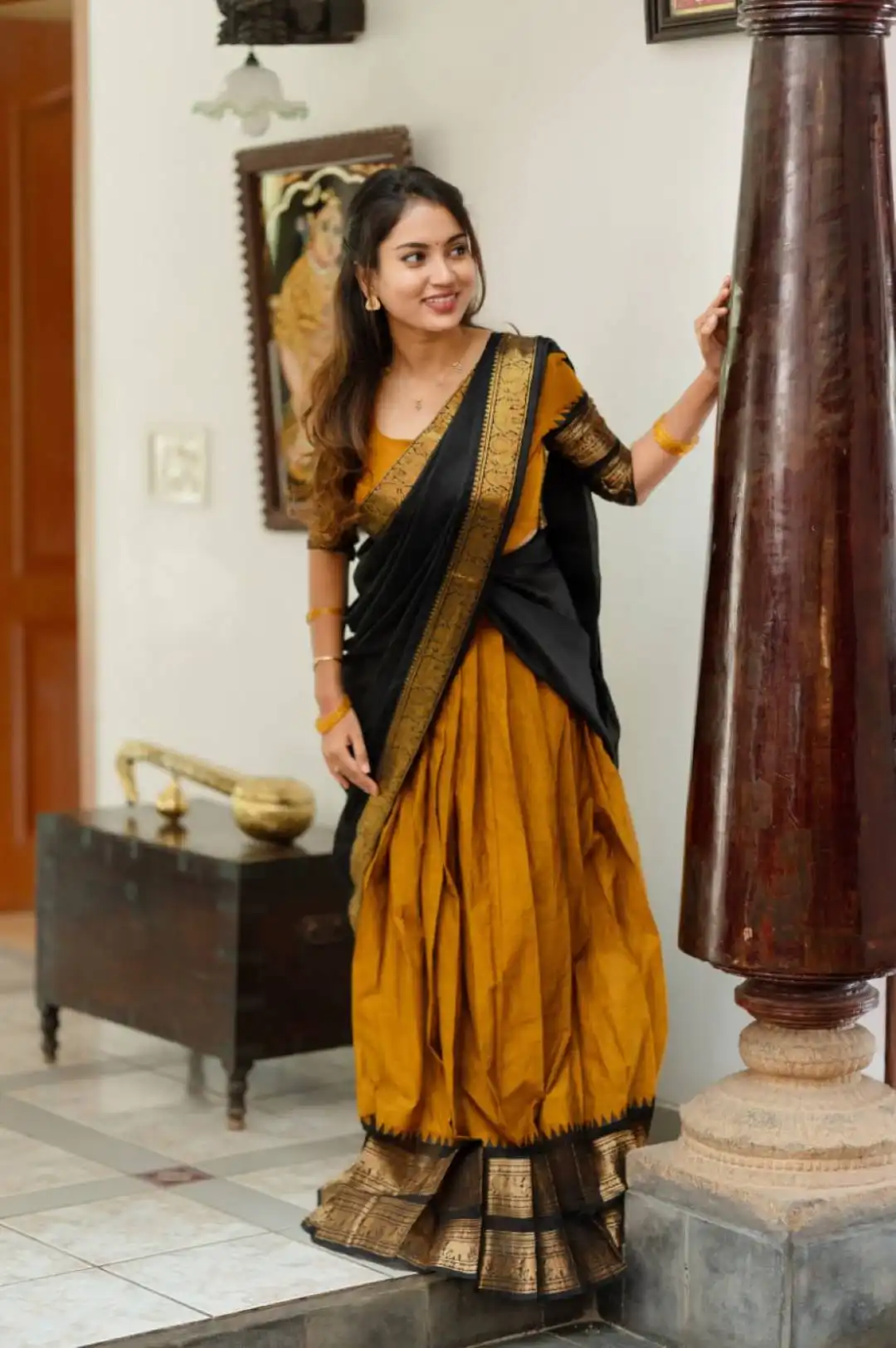 Vally Vol 113 Zari Weaving South Style Lehenga Blouse Wholesale