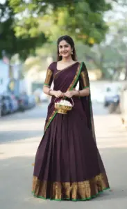 Vally Vol 115 Zari Weaving South Style Lehenga Choli For Women