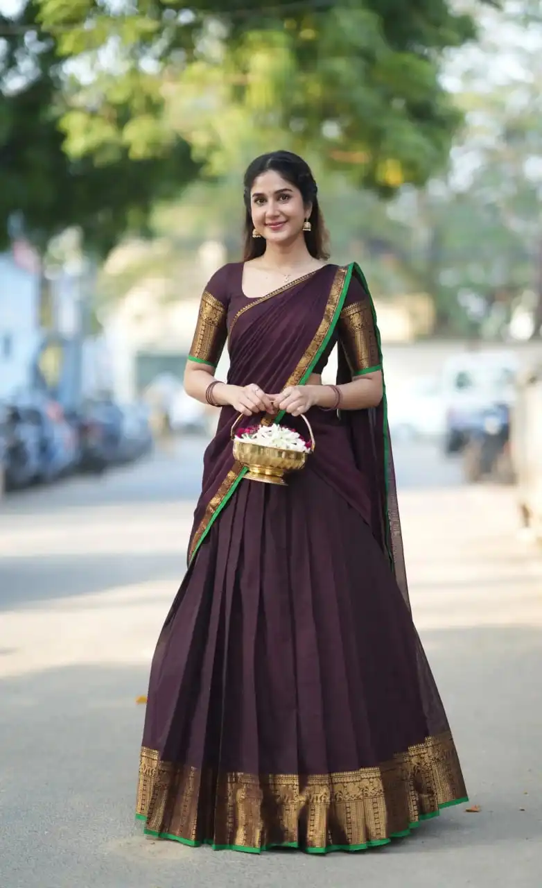 Vally Vol 115 Zari Weaving South Style Lehenga Choli For Women