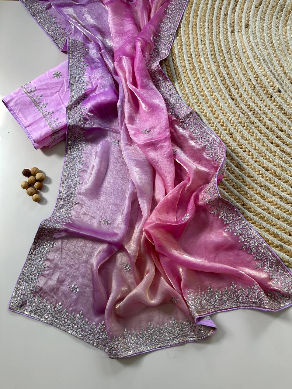 MHV Fizza Padding Saree Online Wholesale Market