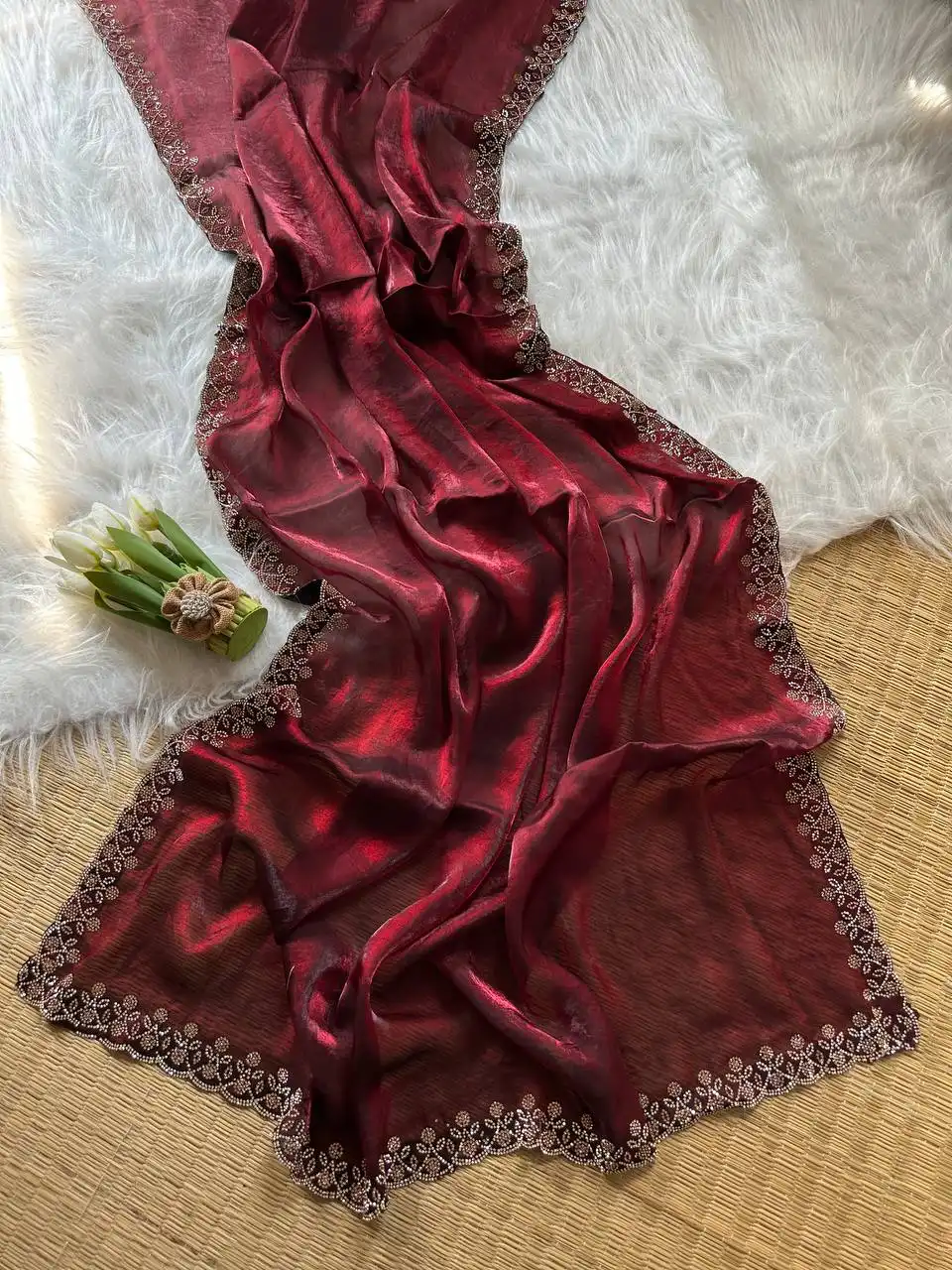 MHV Sakshi Party Wear Saree Wholesale Market