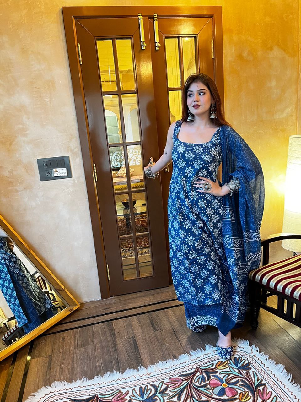 ATQ Vol 56 Printed Kurti Plazzo With Dupatta Wholesale