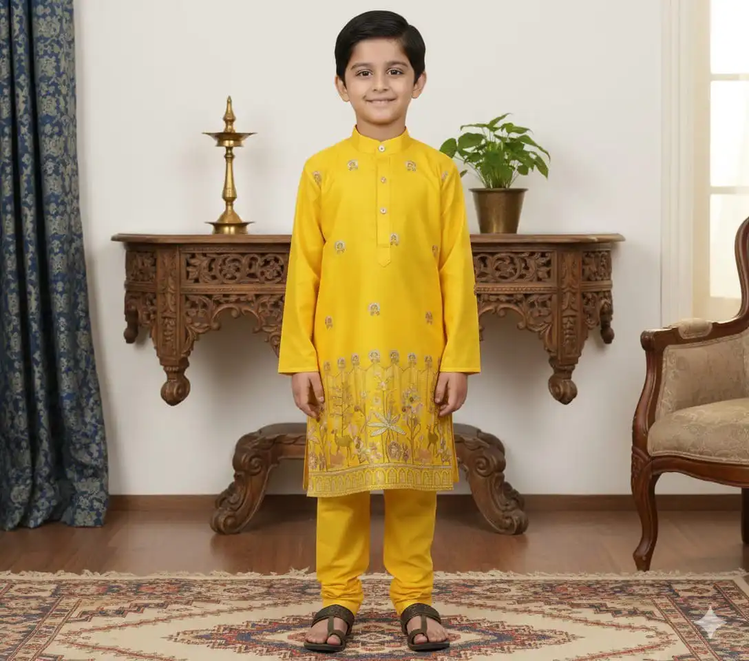 Shyam Vol 84 Kids Wedding Function Kurta Pajama